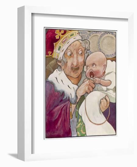 Duchess and Baby-C Robinson-Framed Art Print