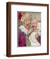 Duchess and Baby-C Robinson-Framed Art Print