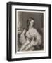 Duchess Cleveland and Dog-null-Framed Art Print