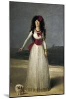 Duchess of Alba-Francisco de Goya-Mounted Art Print