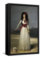 Duchess of Alba-Francisco de Goya-Framed Stretched Canvas