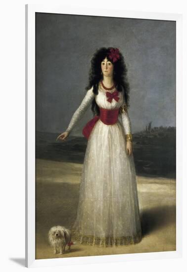 Duchess of Alba-Francisco de Goya-Framed Art Print