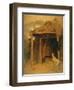 Duchess of Bedford's Hut, Glenfeshie, Mid-19Th Century (Oil on Panel)-Edwin Landseer-Framed Giclee Print