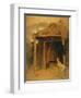 Duchess of Bedford's Hut, Glenfeshie, Mid-19Th Century (Oil on Panel)-Edwin Landseer-Framed Giclee Print