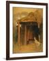 Duchess of Bedford's Hut, Glenfeshie, Mid-19Th Century (Oil on Panel)-Edwin Landseer-Framed Giclee Print