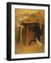 Duchess of Bedford's Hut, Glenfeshie, Mid-19Th Century (Oil on Panel)-Edwin Landseer-Framed Giclee Print