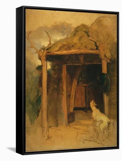 Duchess of Bedford's Hut, Glenfeshie, Mid-19Th Century (Oil on Panel)-Edwin Landseer-Framed Stretched Canvas