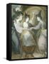 Duchess of Devonshire, Lady Melbourne and Mrs Dawson Damer as the Three Witches from Macbeth-Daniel Gardner-Framed Stretched Canvas