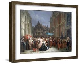 Duchess of Montpensier, 1864-Ary Scheffer-Framed Giclee Print