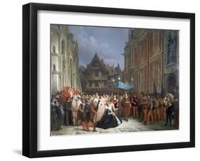 Duchess of Montpensier, 1864-Ary Scheffer-Framed Giclee Print