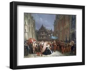 Duchess of Montpensier, 1864-Ary Scheffer-Framed Premium Giclee Print