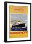 Duchess Steamships to Canada Poster-null-Framed Premium Giclee Print