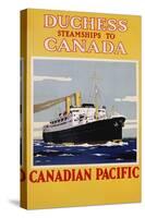 Duchess Steamships to Canada Poster-null-Stretched Canvas