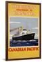 Duchess Steamships to Canada Poster-null-Framed Giclee Print