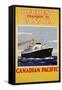 Duchess Steamships to Canada Poster-null-Framed Stretched Canvas