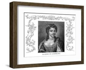 Duchesse Luxembourg-null-Framed Art Print