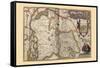 Duchy of Brabant-Pieter Van der Keere-Framed Stretched Canvas