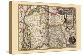 Duchy of Brabant-Pieter Van der Keere-Stretched Canvas