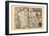 Duchy of Brabant-Pieter Van der Keere-Framed Art Print