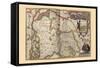 Duchy of Brabant-Pieter Van der Keere-Framed Stretched Canvas