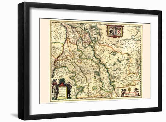 Duchy Of Jülich And Berg-Willem Janszoon Blaeu-Framed Art Print