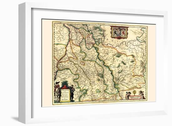 Duchy Of Jülich And Berg-Willem Janszoon Blaeu-Framed Art Print