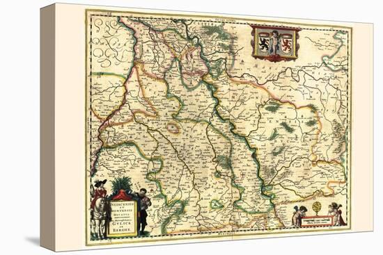 Duchy Of Jülich And Berg-Willem Janszoon Blaeu-Stretched Canvas