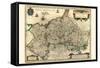 Duchy Of Mecklenburg-Willem Janszoon Blaeu-Framed Stretched Canvas