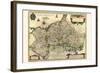 Duchy Of Mecklenburg-Willem Janszoon Blaeu-Framed Art Print