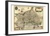 Duchy Of Mecklenburg-Willem Janszoon Blaeu-Framed Art Print