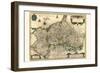 Duchy Of Mecklenburg-Willem Janszoon Blaeu-Framed Art Print