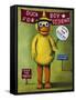 Duck Boy 2-Leah Saulnier-Framed Stretched Canvas