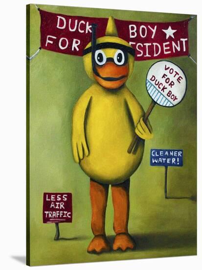 Duck Boy 2-Leah Saulnier-Stretched Canvas