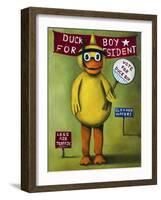 Duck Boy 2-Leah Saulnier-Framed Giclee Print