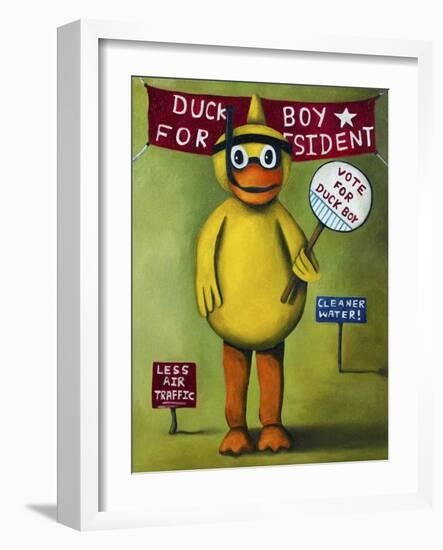 Duck Boy 2-Leah Saulnier-Framed Giclee Print