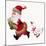 Duck Chasing Santa-Beverly Johnston-Mounted Giclee Print