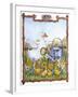 Duck, Chicks, Watering Can, Nestspring, Flowers-Wendy Edelson-Framed Giclee Print