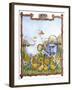 Duck, Chicks, Watering Can, Nestspring, Flowers-Wendy Edelson-Framed Giclee Print