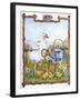 Duck, Chicks, Watering Can, Nestspring, Flowers-Wendy Edelson-Framed Giclee Print