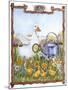 Duck, Chicks, Watering Can, Nestspring, Flowers-Wendy Edelson-Mounted Giclee Print