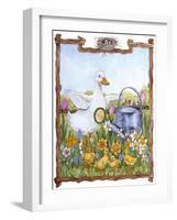 Duck, Chicks, Watering Can, Nestspring, Flowers-Wendy Edelson-Framed Giclee Print
