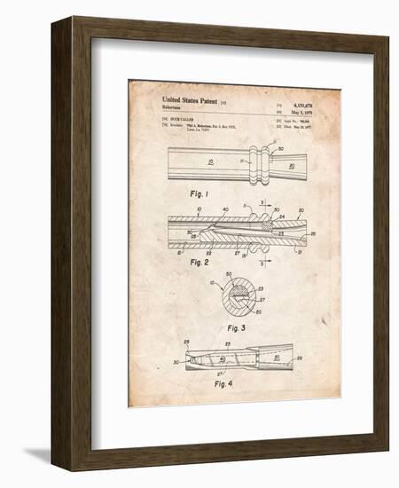 Duck Commander Duck Call Patent, Phil Robertson, Inventor-Cole Borders-Framed Art Print