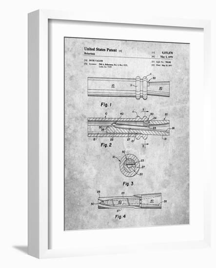 Duck Commander Duck Call Patent, Phil Robertson, Inventor-Cole Borders-Framed Art Print