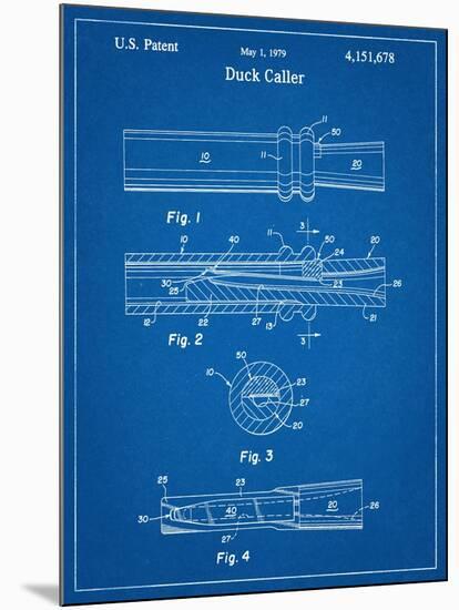 Duck Commander Duck Call Patent, Phil Robertson, Inventor-null-Mounted Art Print