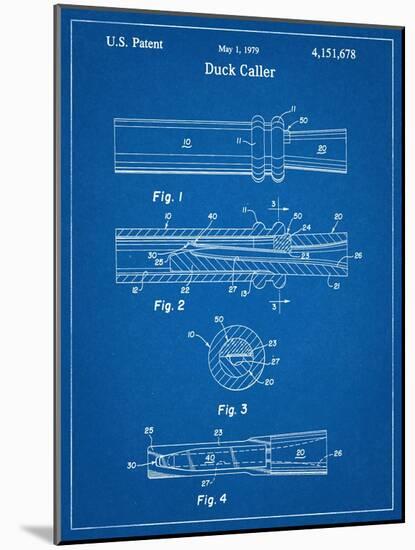 Duck Commander Duck Call Patent, Phil Robertson, Inventor-null-Mounted Art Print