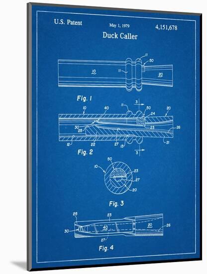 Duck Commander Duck Call Patent, Phil Robertson, Inventor-null-Mounted Art Print