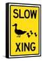 Duck Crossing-null-Framed Stretched Canvas