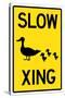 Duck Crossing-null-Stretched Canvas