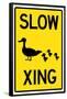 Duck Crossing-null-Framed Poster