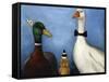 Duck Duck Goose-Leah Saulnier-Framed Stretched Canvas